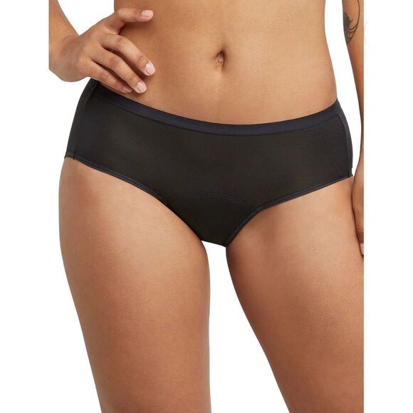 Hanes Women's Comfort Period Moderate Leak Protection Hipster, 3-Pack Size 6/M - Picture 4 of 7